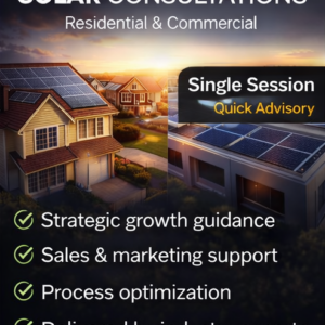 Foundation - 1 Solar Consultation
