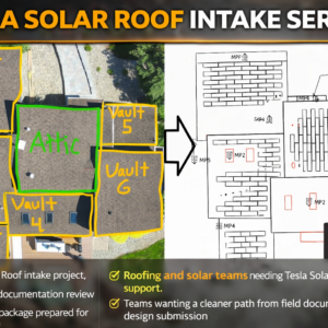 Tesla Solar Roof Intake Service