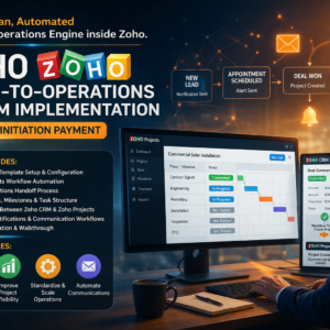 Zoho Sales-to-Operations System Implementation – Phase 2 Initiation Payment